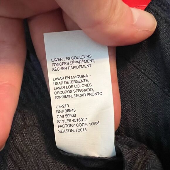 NWT! Izod navy slim fit dress pants. Size 38x30 - Picture 9 of 11